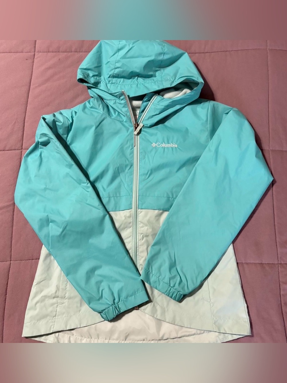 Kid's Columbia Two-Toned Wind Breaker Size Medium